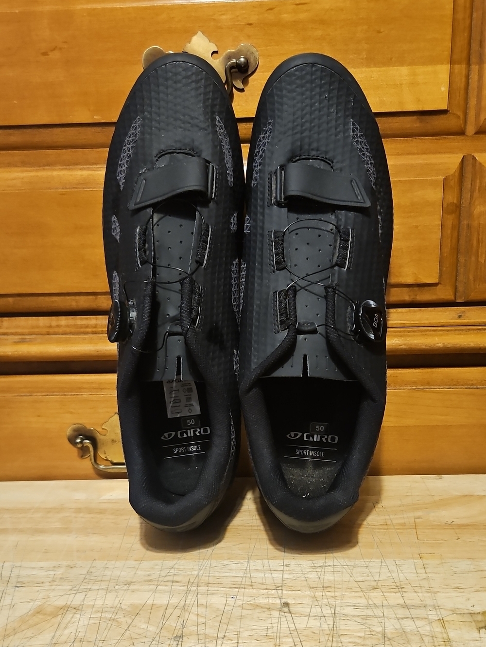 Giro Men’s Black Road Cycling Shoes with BOA Dial Size 12